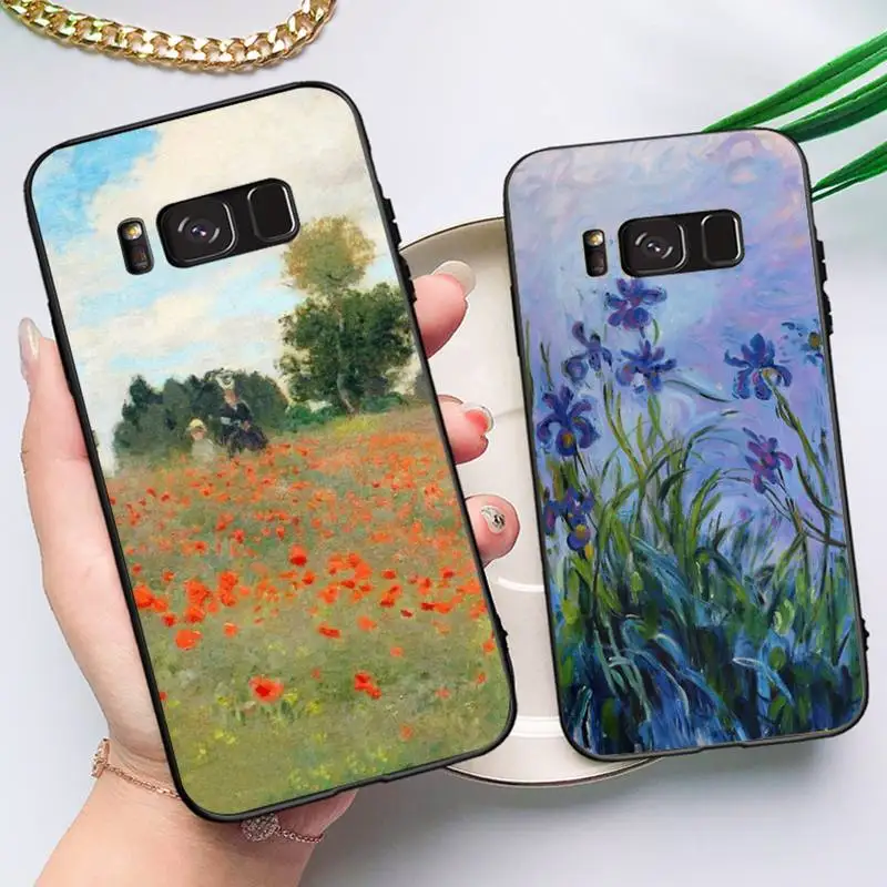 

Claude Monet Garden Lotus Bridge Phone Case For Samsung Galaxy Note 10Pro Note20ultra note20 note10lite M30S Coque
