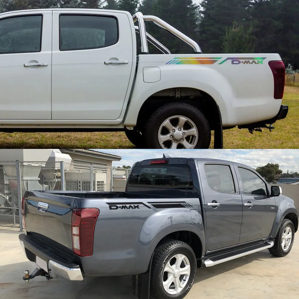 

Автомобильная наклейка OFK Isuzu Dmax, графика грузовика, ПВХ пленка, отделка крышки автомобиля, задний пикап, боковая наклейка.