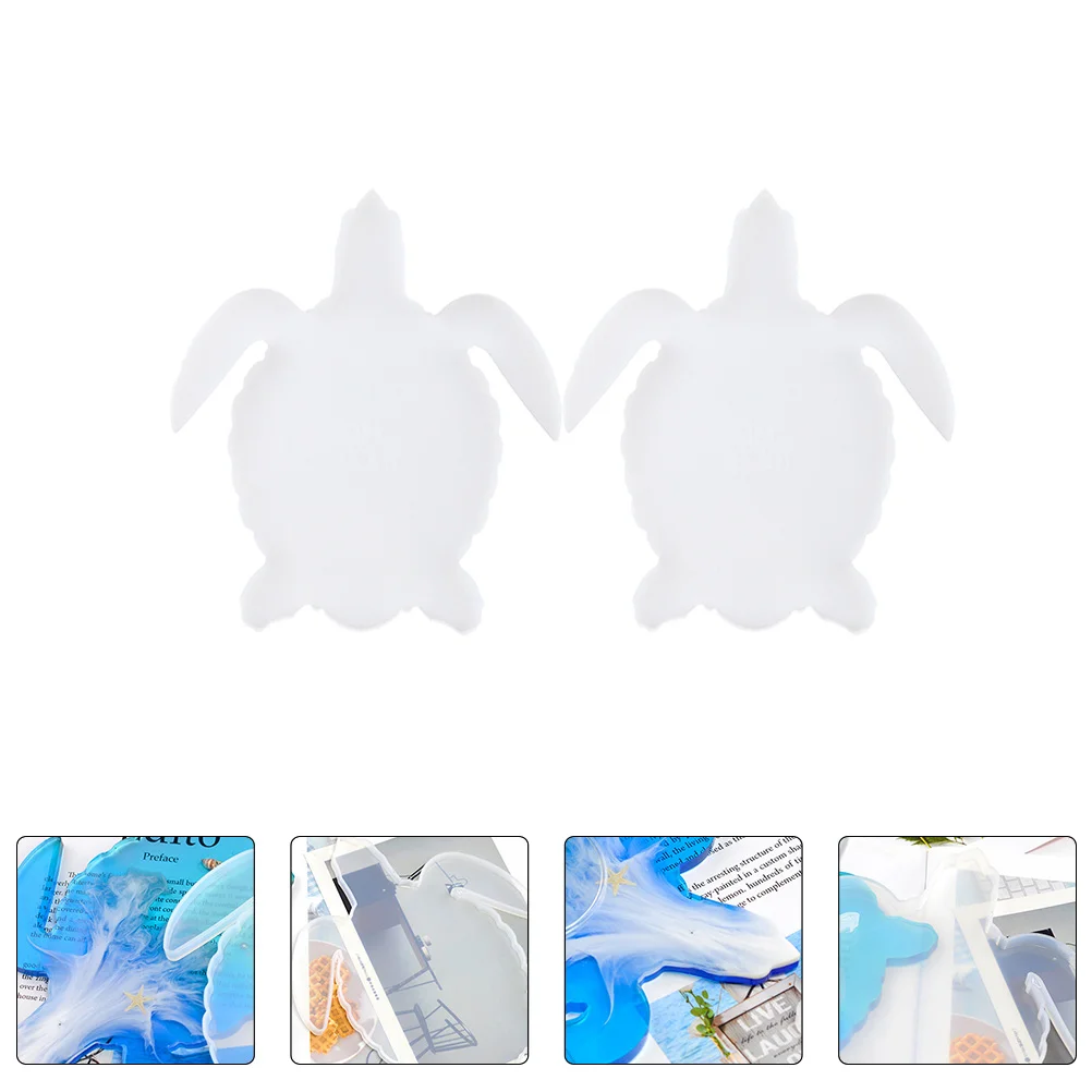 

Mold Coaster Silicone Resin Turtle Tray Epoxy Marine Ocean Animal Diy Sea Ashtray Tortoise Trinket Life Plate Molds Flexible