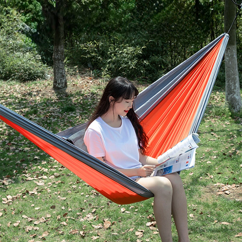 

Ultralight Camping Hammock Swing Travel Portable Field Antirollover Sleeping Hanging Hammocks Outdoor Hamaca Colgante Furniture