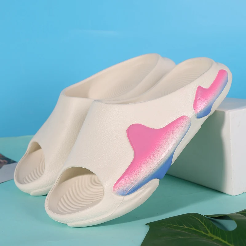 

Мужские летние пляжные тапочки, мягкие, большие размеры, популярные домашние тапочки