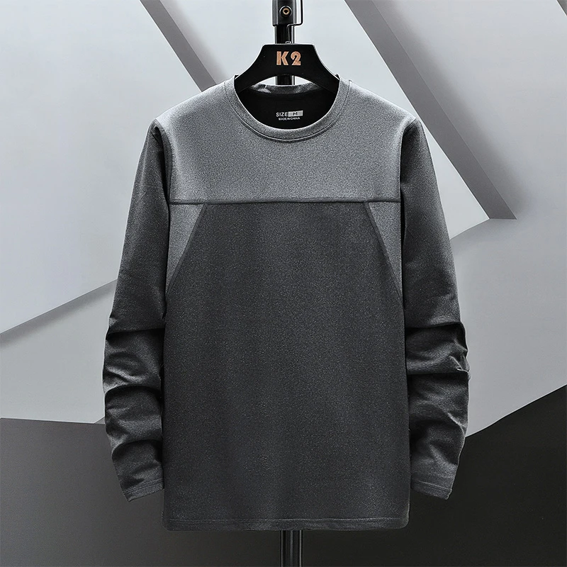 

Осенне-весенняя Спортивная тренировочная футболка для бега, футболки, модная одежда, большие размеры 3XL, Мужская футболка с длинным рукавом ...