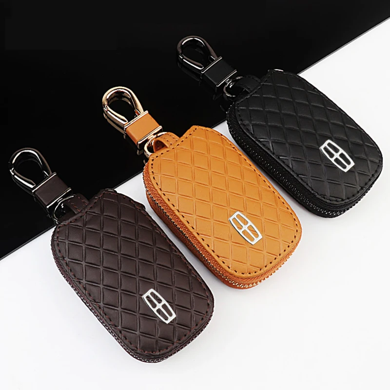 

Кожаные автомобильные кольца для ключей, брелок для Lincoln MK2, бревна навигатора MKX MKC MKZ MKS MKT Town Continental, аксессуары