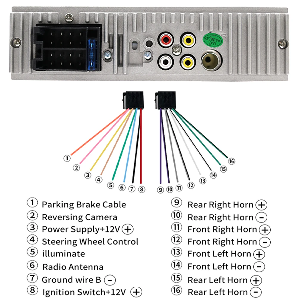Автомобильный мультимедийный MP5 MP3-плеер Hippcron стерео-система с поддержкой Bluetooth