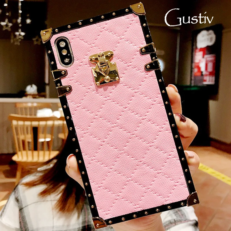 Solid Phone Cases For Xaomi Redmi Note 11 Pro 5G Luxury Square PU Leather Soft Cover For Note8 9 Pro 5G POCO X3 GT NFC X4 Funda