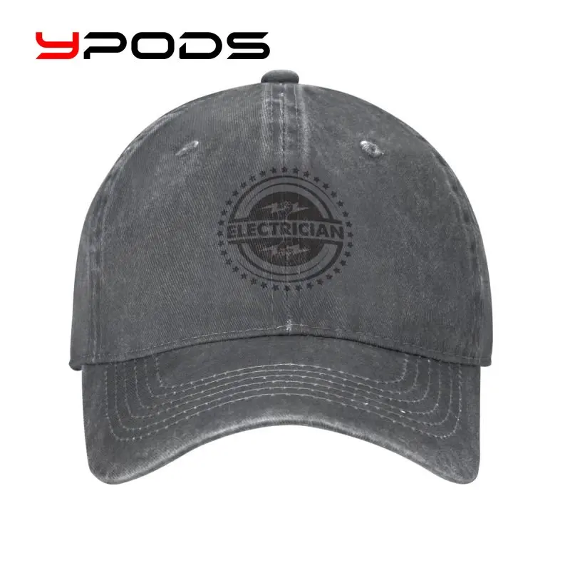 

Electrician Motorcycle baseball cap for Men Women Custom Adjustable Adult Electrical Engineering Power Dad Hat Hip Hop