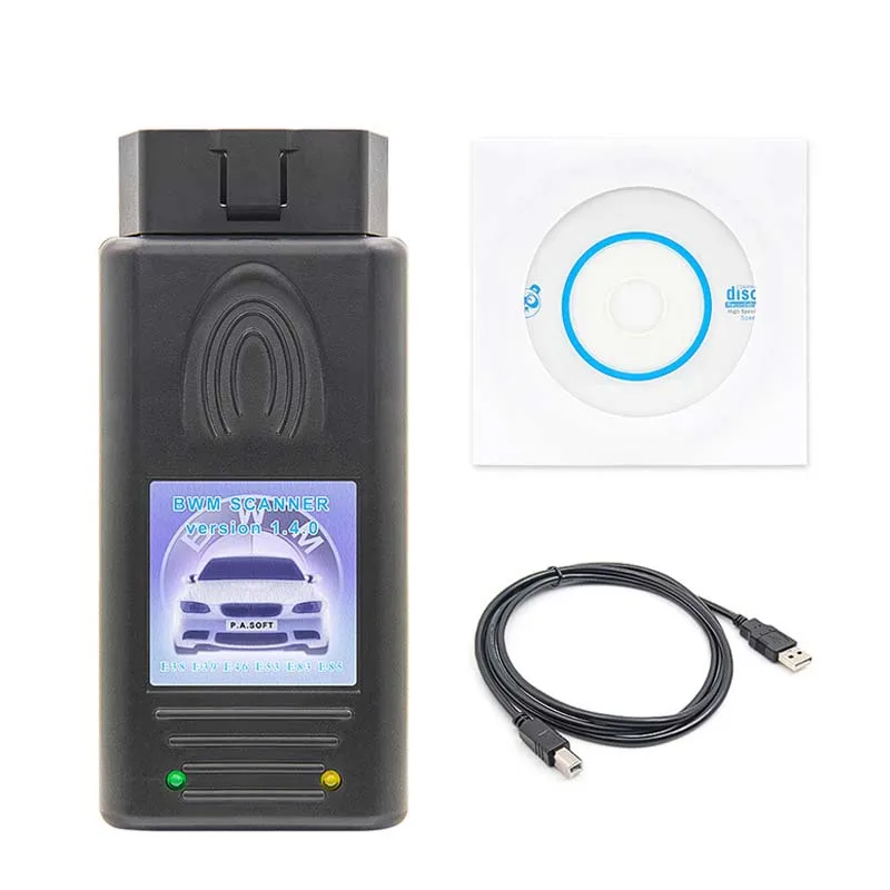 Считыватель кодов для BMW OBDII сканер 1.4.0 OBD USB диагностический интерфейс FTDI чип