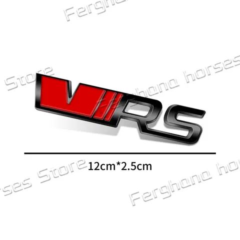 3D автомобильный металлический декор VRS логотип авто передний гриль наклейка для Skoda VRS Octavia 3 Fabia Superb Rapid Yeti аксессуары для заднего багажника автомобиля