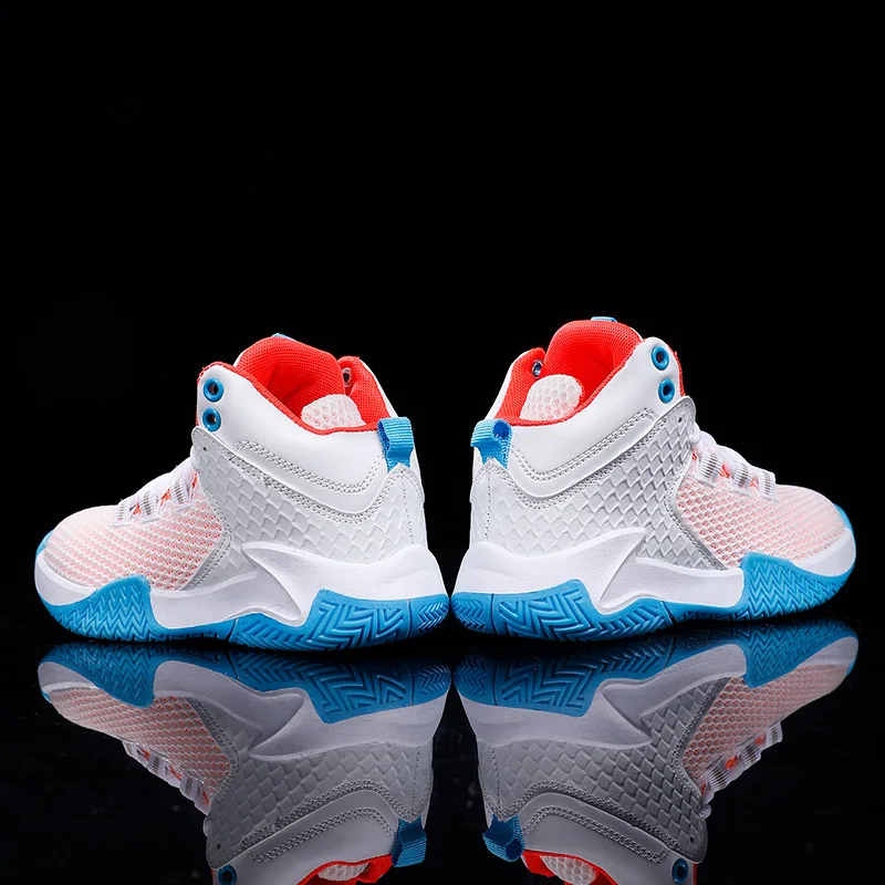 Student Basketball Children's Shoes 2022 New Boys Girls Running Mesh Sports Shoes Kids Walking Wear Resistance Sneakers 31-40