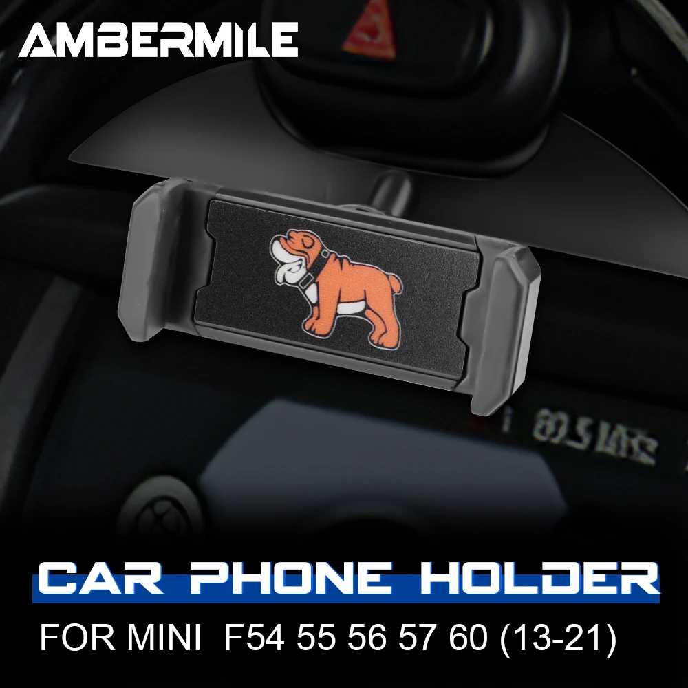 AMBERMILE для MINI Cooper F54 F55 F56 F57 F60 Автомобильный держатель телефона крепление приборной