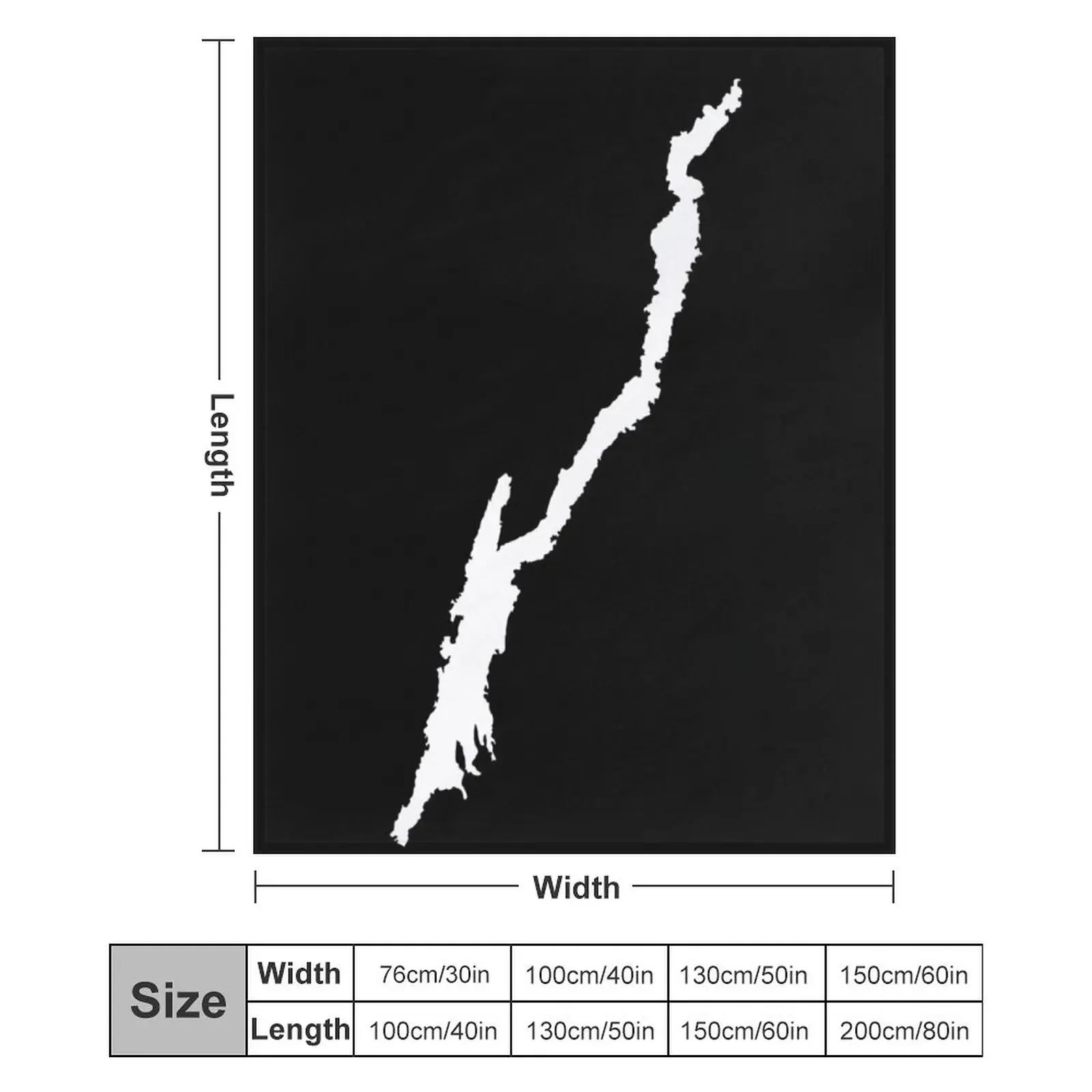 Одеяло с изображением озера Джорджа многофункциональные одеяла украшения для