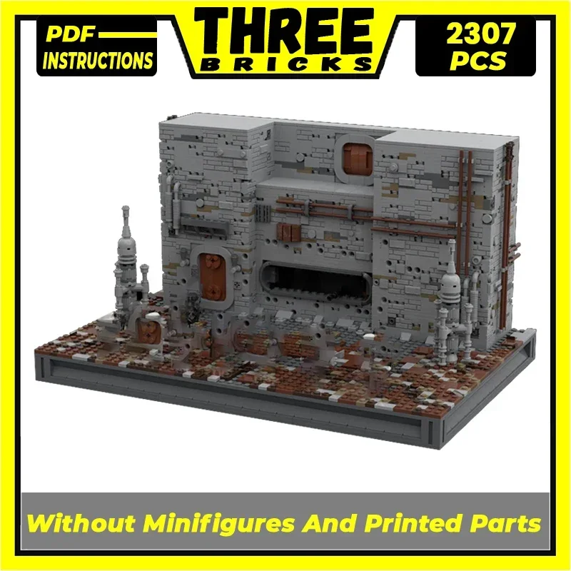 Модель звездного фильма Moc строительные кирпичи окончательные мелкомасштабные