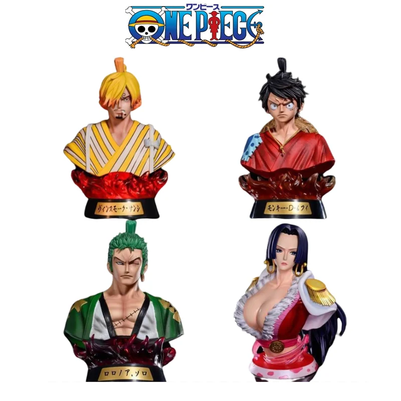 

Аниме Фигурка Luffy Zoro Sanji кимоно Ver. Голова бюст портрет GK экшн-фигурки Статуэтка из ПВХ Коллекционная модель куклы игрушки