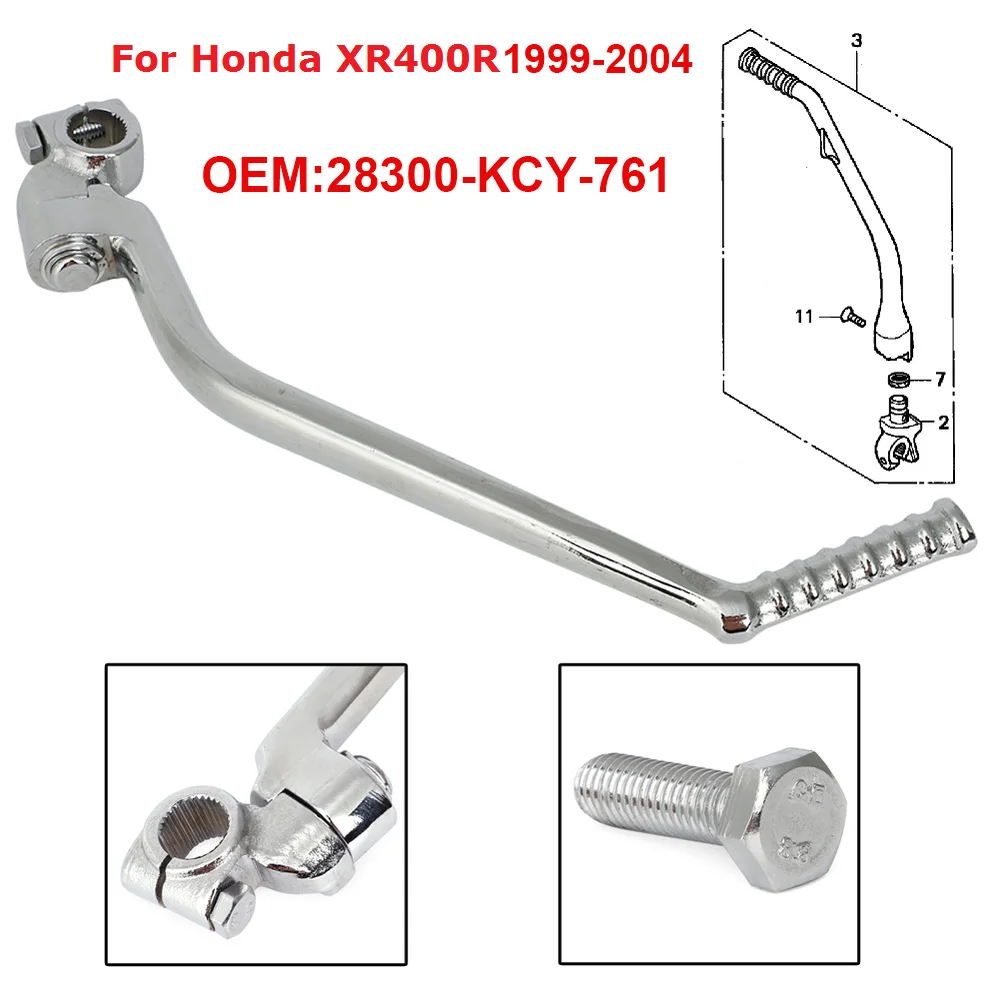 

Рычаг стартера, педаль вала для Honda XR400R XR 400R XR400 R 1999 2000 2001-2004 Педальный рычаг старта 28300-KCY-761