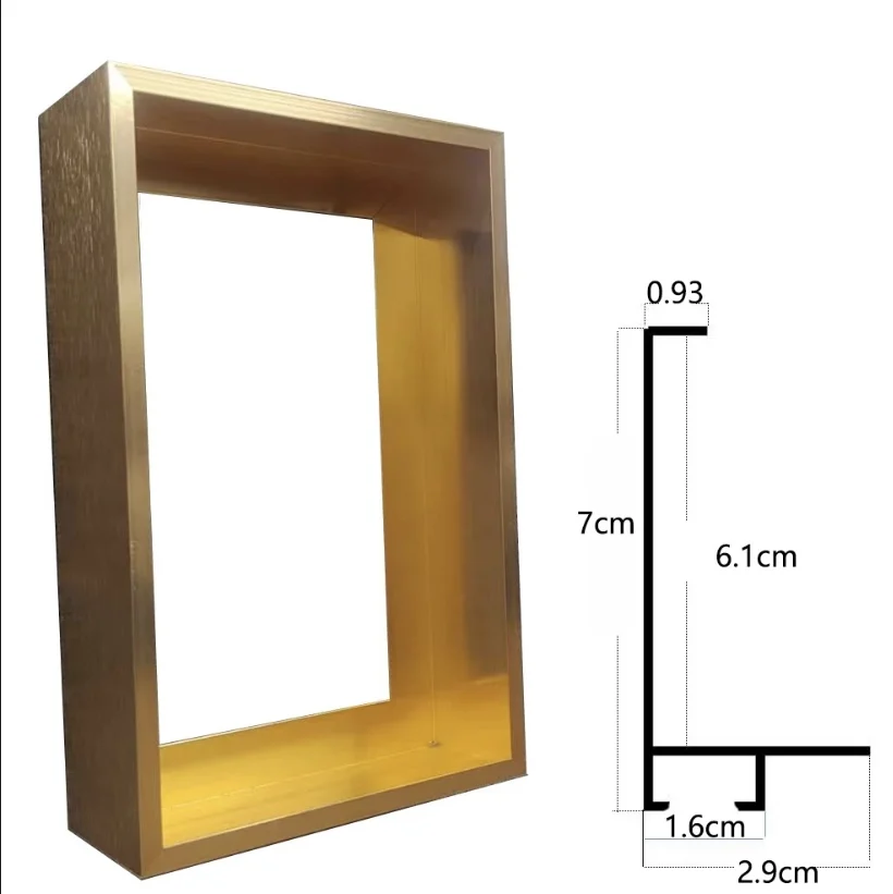 Индивидуальная рама из холста выделенное звено металлическая алюминиевого