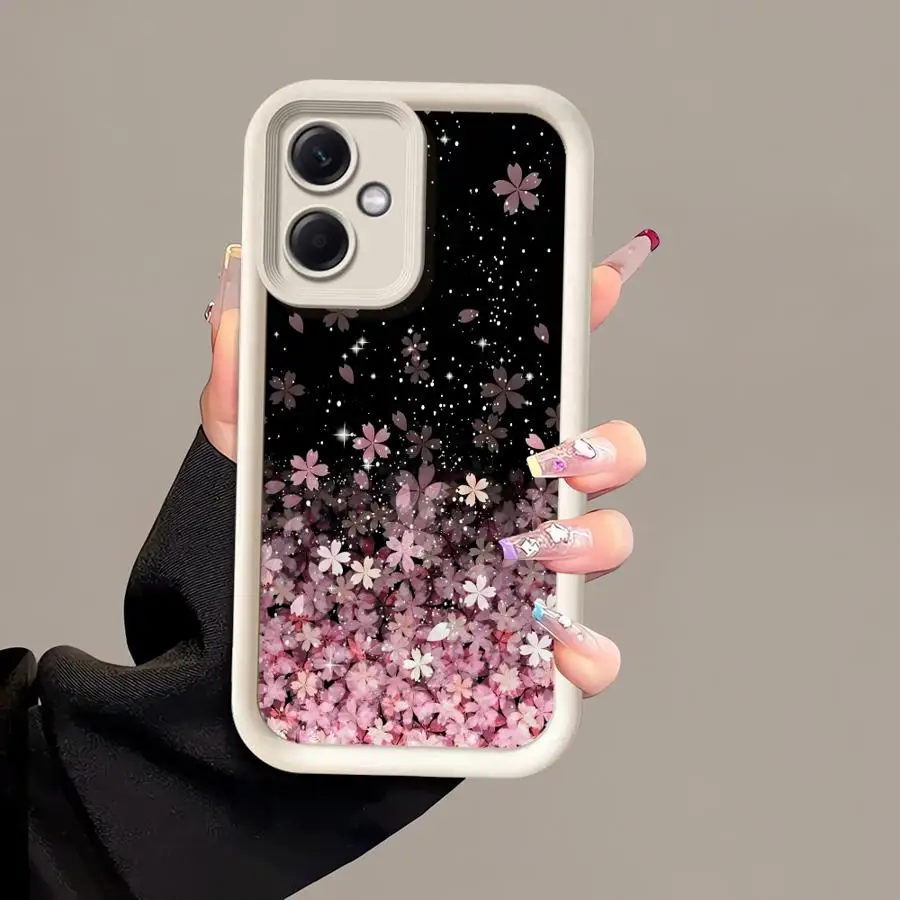 Чехол для телефона Xiaomi Redmi 12C 13C 12 A1 A2 Plus A4 A3x Poco X3 Pro C51 C61 X3NFC Мягкий чехол с блестящим