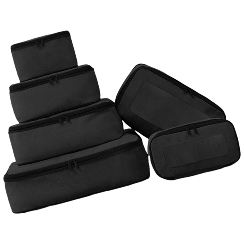Компактные органайзеры для одежды из 6 шт. чемодана дорожного упаковочного
