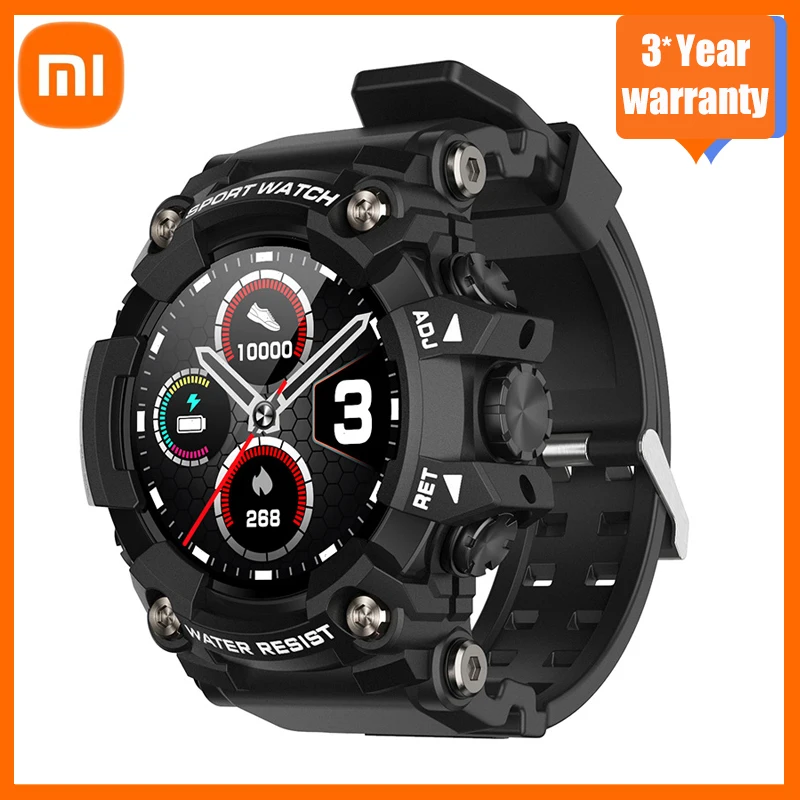 

Умные часы для Xiaomi Huawei, мужские водонепроницаемые Смарт-часы с тонометром и круглым экраном 1,3 дюйма, уличные Смарт-часы Fitcloudpro