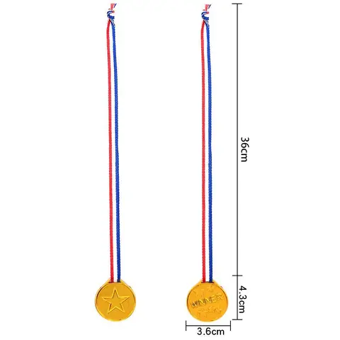 Пластиковые медали золото серебро бронза