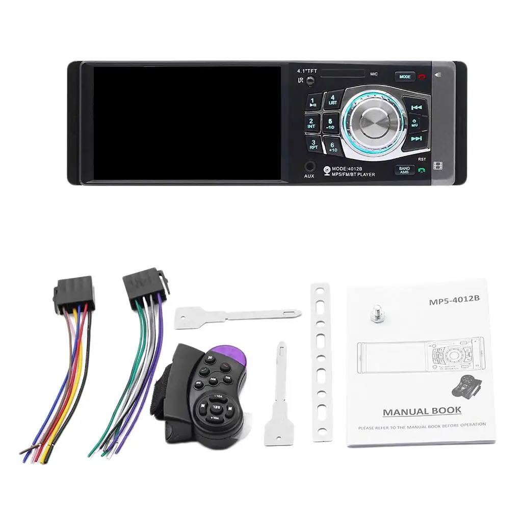 

Vehicle Car MP3 Player Bluetooth Stereo/AUX/USB Mirror 1DIN