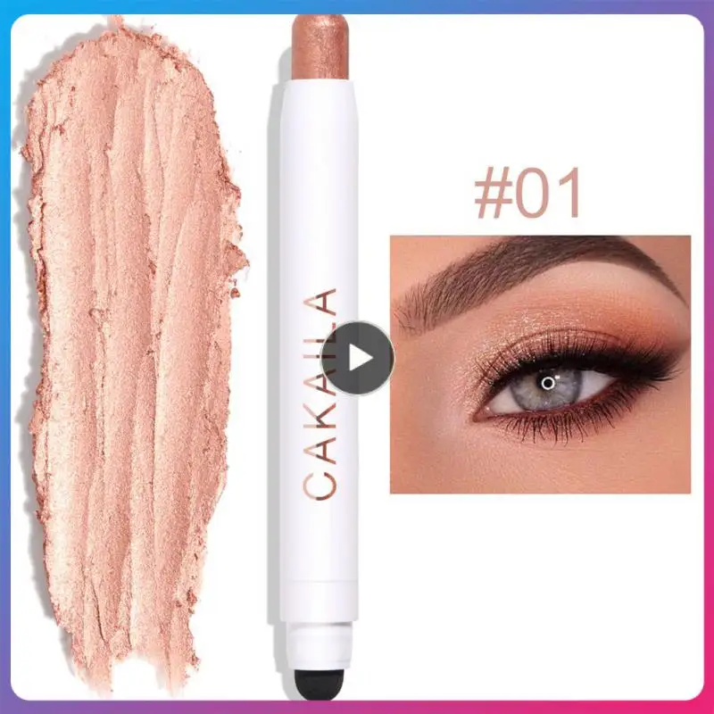 

Easy To Use Eyeshadow Stick Waterproof Matte Pearlescent Eyeshadow Colorful Double Head Eye Shadow Pen Eyes Makeup Cosmetics