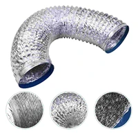 flexible air duct hose aluminum foil ducting vent hose kitchen accessories 2m