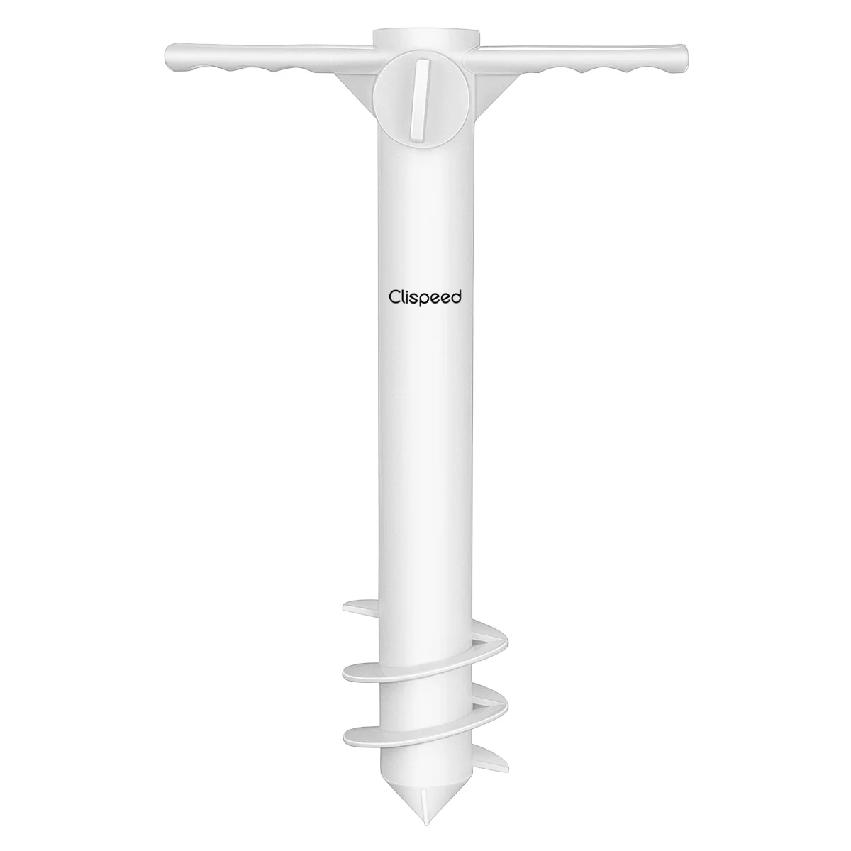 

Clispeed Beach Umbrella Sand Anchor Three- Sand Auger Universal Sand Grabber Spike Auger Holder