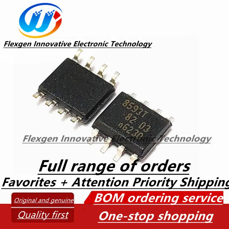 PCF8593T silkscreen 8593T посылка SOP-8 часов реального времени чип RTC IC