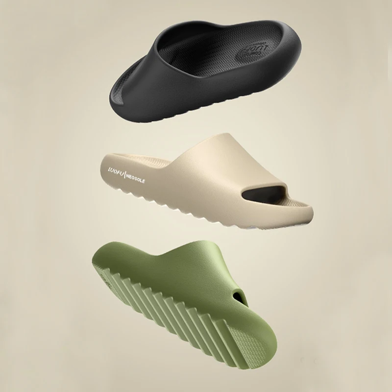 Тапочки LUOFU мужские с поддержкой свода стопы удобные нескользящие сандалии на