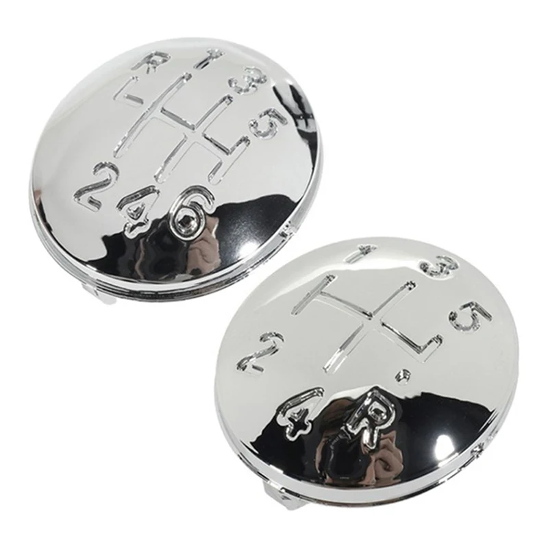 

5/6 Speed Gear Knob Stick Badge Emblem Trim Cap Cover Plastic Gear Knob Cover