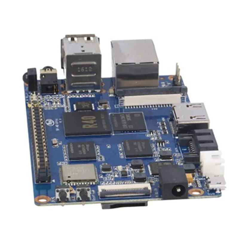 

For Banana Pi BPI M2 Ultra Development Board+Heat Sink Quad Core A40I 2G DDR3 RAM+8G EMMC for Android Ubuntu Linux