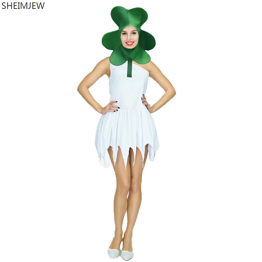 2024 парад на день Святого Патрика рейв реквизит унисекс зеленый лист цифровая