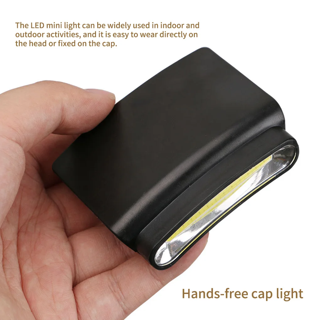 

Portable Headlight Clip Cap Lamp LED Flashlight Activities Adventure