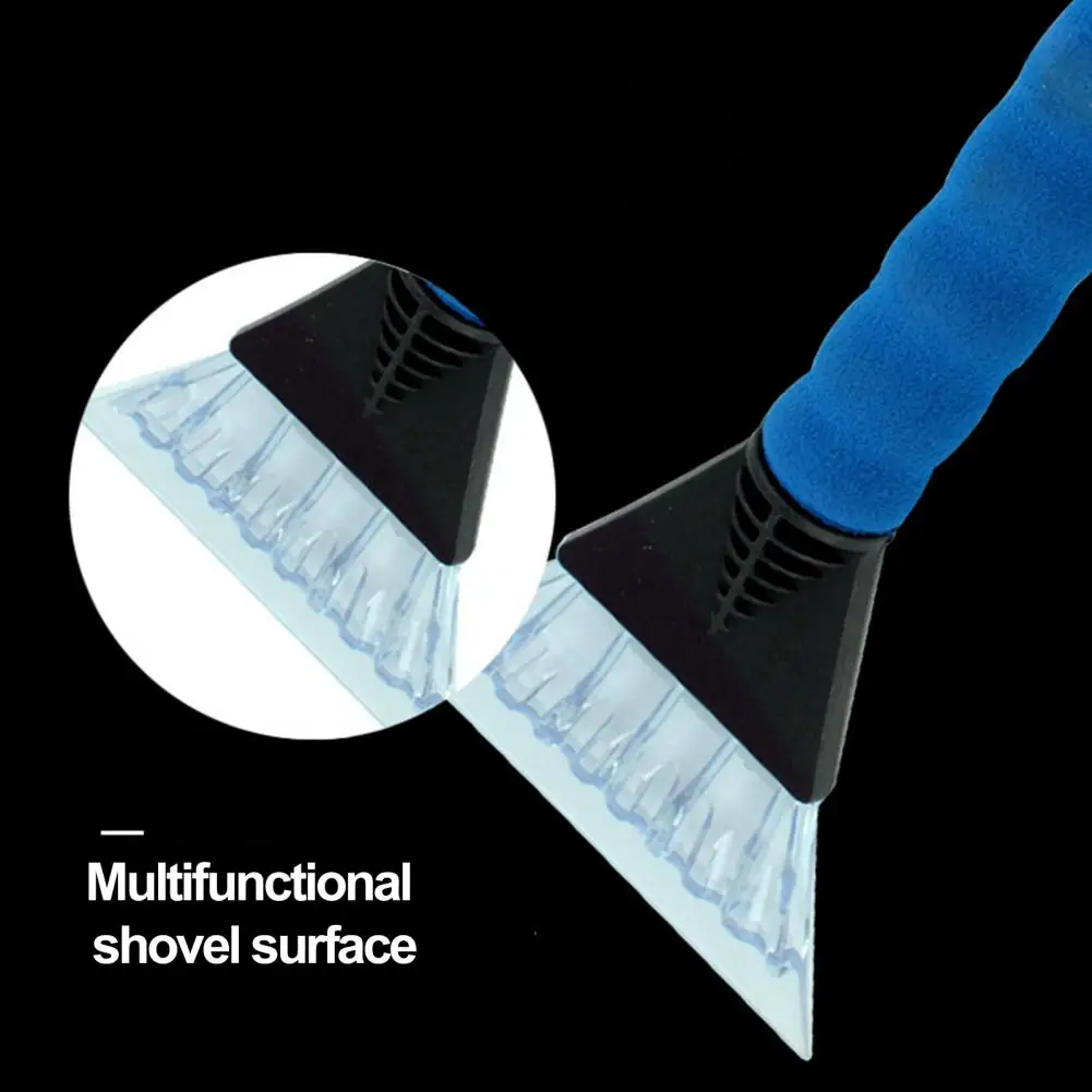 

De-icing Scraper Efficient Snow Removal Tools 3 Heavy Duty Plastic Ice Scrapers with Rubber Handle Sleeve for Car Defrosting