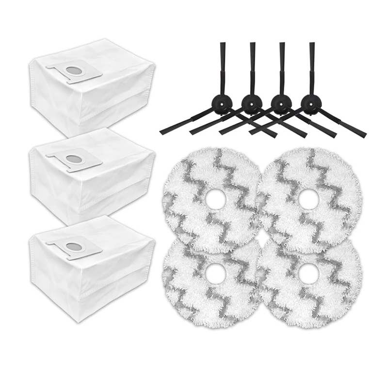 

Сменная боковая щетка для швабры, тканевые накладки, пылесборник для Xiaomi Roidmi EVA SDJ06RM, аксессуары для робота-пылесоса