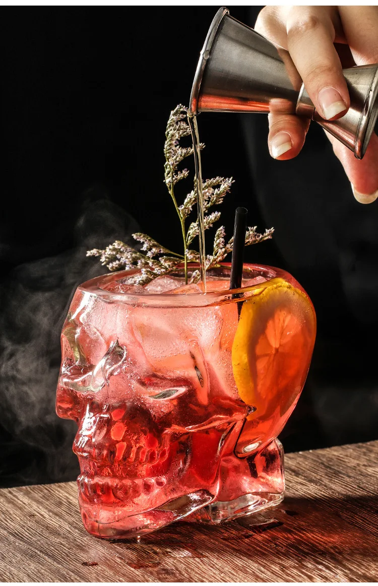 Креативные бокалы с черепом для виски вина Baijiu |