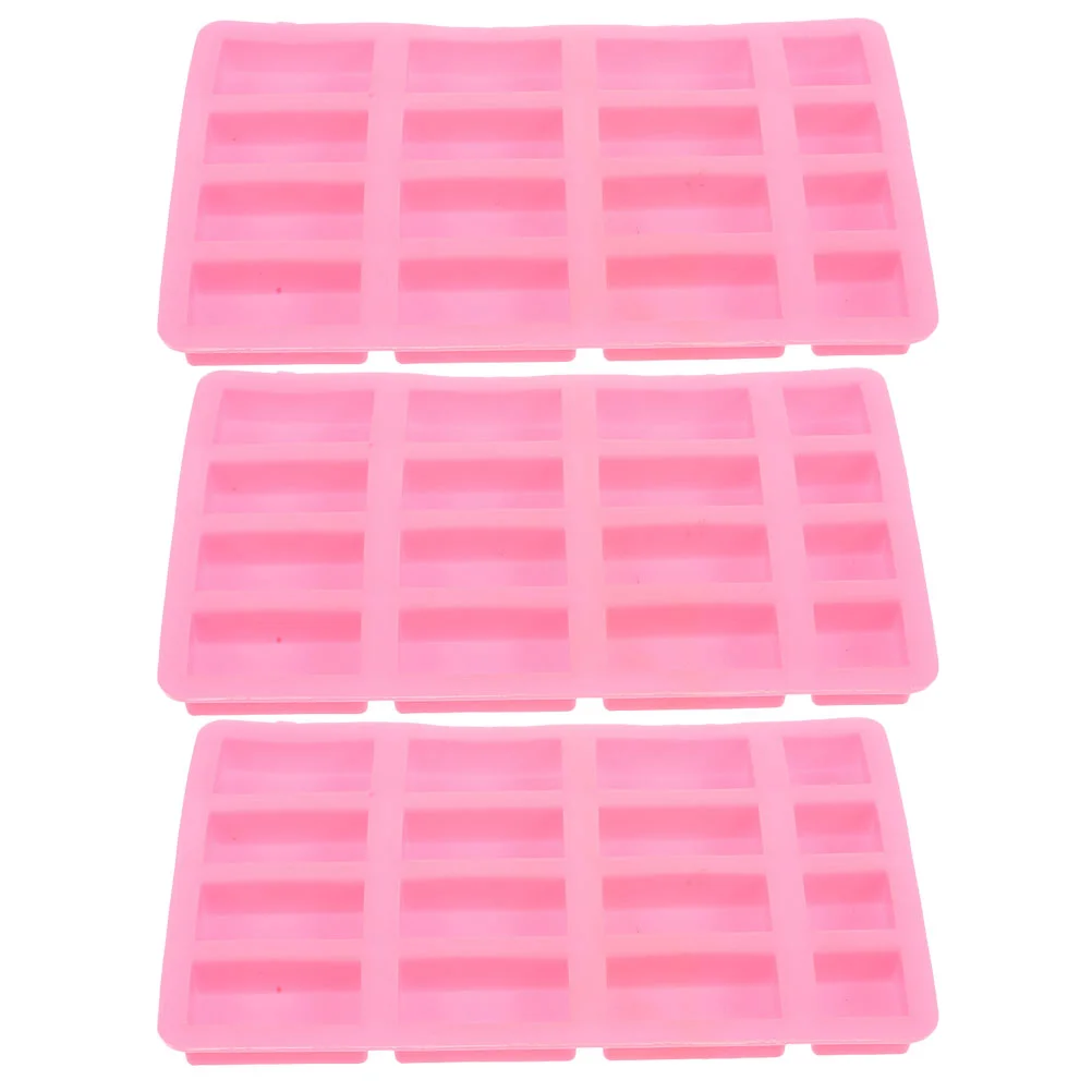 

3 Pcs Mini Brick Mold Ice Cube Tray Making Sand Table Building Model Material Silicone Miniature Silica Gel DIY Landscaping