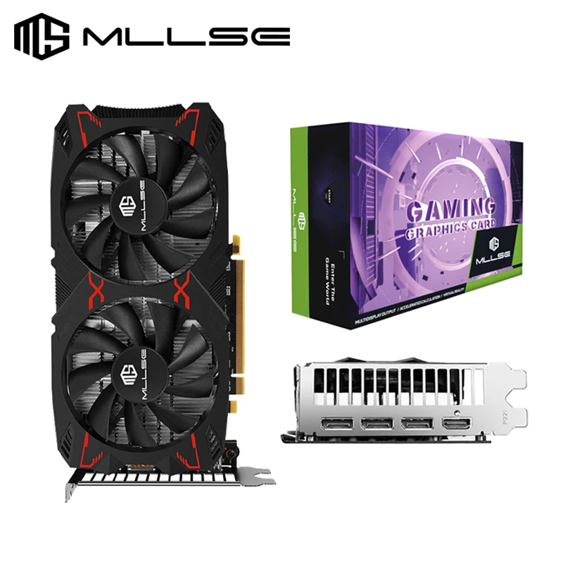 

MLLSE Placa de Video AMD Radeon RX 5500 XT Graphics Card 8GB 128-bit GDDR6 PCI-E 4.0×8 Navi 14 GPU Desktops Видеокарта