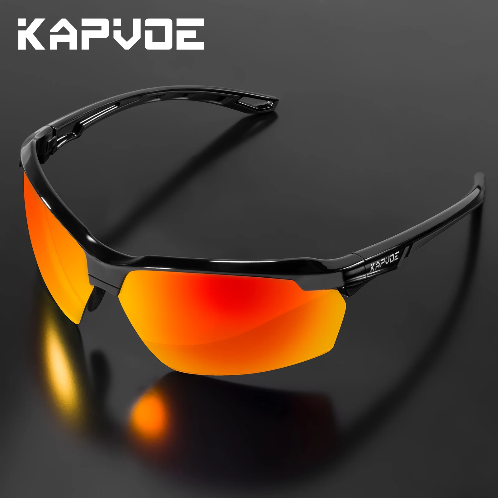

Поляризованные велосипедные очки KAPVOE, мужские солнцезащитные очки для рыбалки, велосипедные спортивные солнцезащитные очки для горного и дорожного велосипеда, женские очки 2023