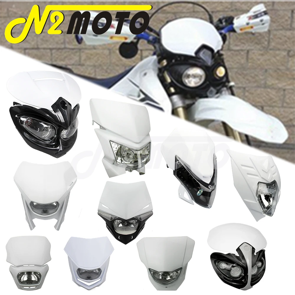 

Фара передняя велосипедная для Kawasaki KX KLX KLR KLE ZZR KDX Honda Yamaha YZ Suzuki RM RMZ WR