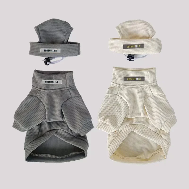 Модная одежда французского бульдога с шляпой свитер капюшоном для щенка