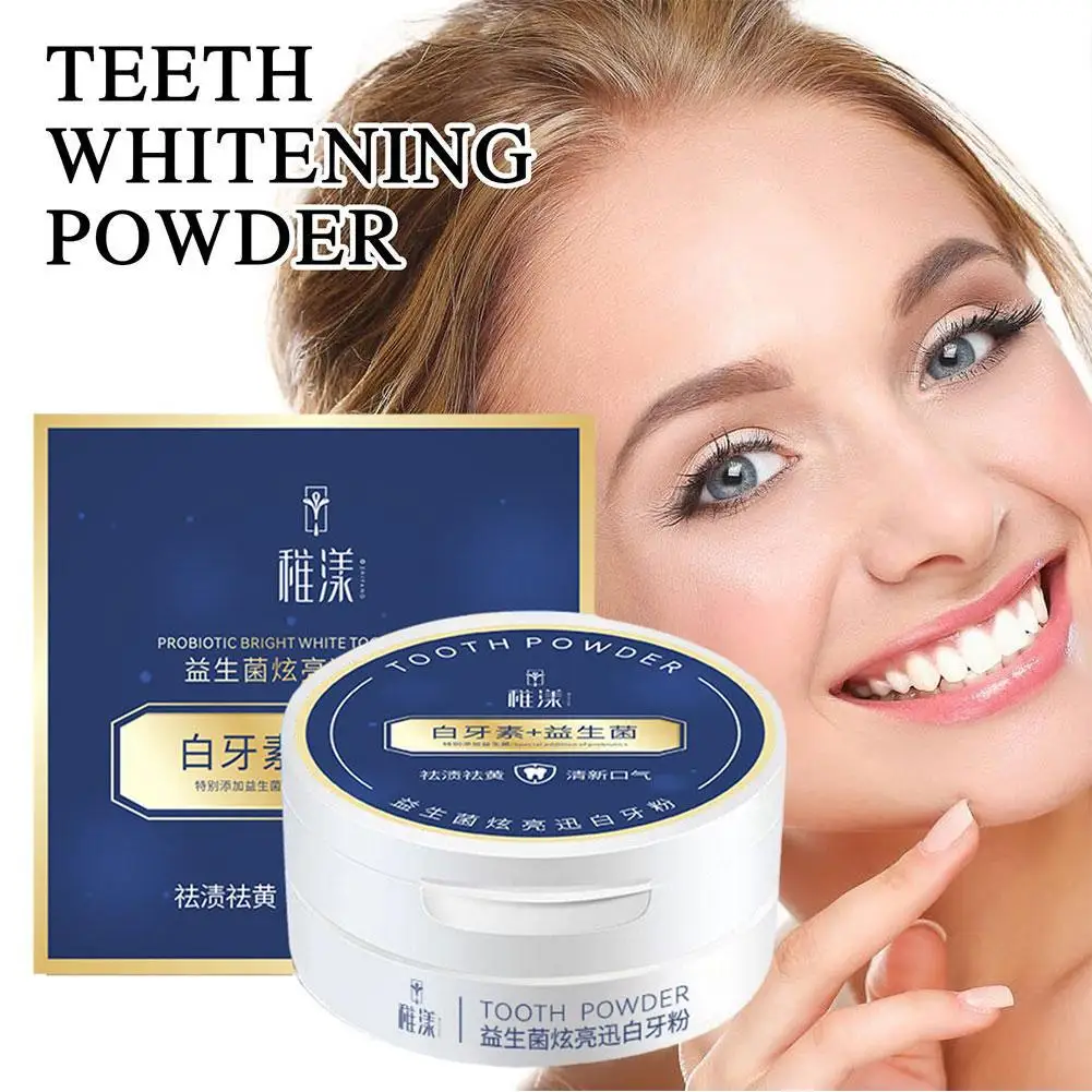

50g Teeth Whitening Powder Tooth Care Dental Teeth Pearl Oral Toothpaste Essence Cleaning Toothbrush Hygiene Natural Tools F2R9