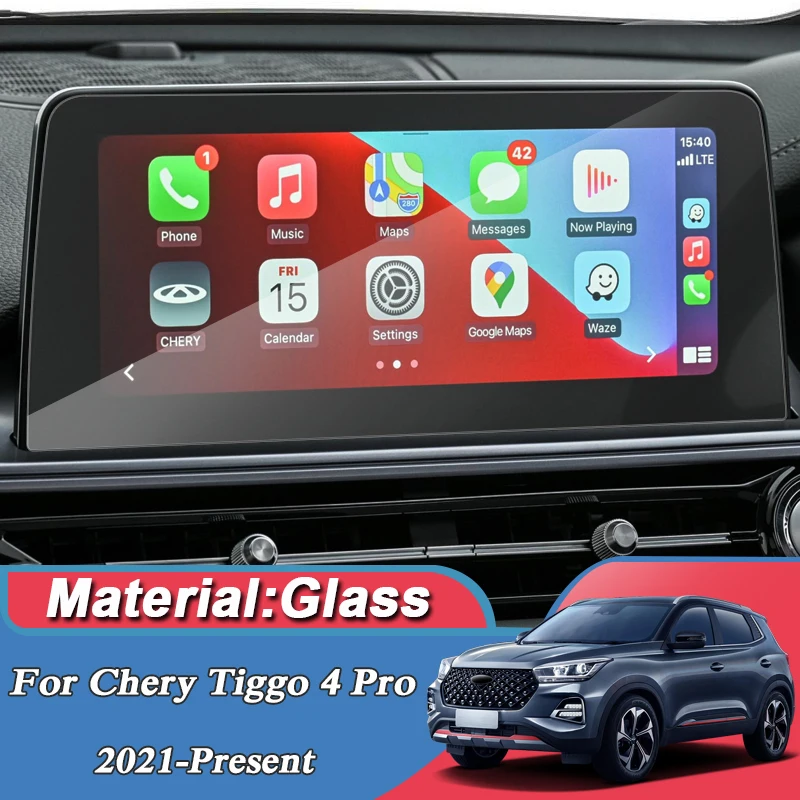 

For Chery Tiggo 4 Pro 2021-2023 GPS Navigation Screen Glass Film Car Styling Dashboard Display Stickers TPU Internal Accessories