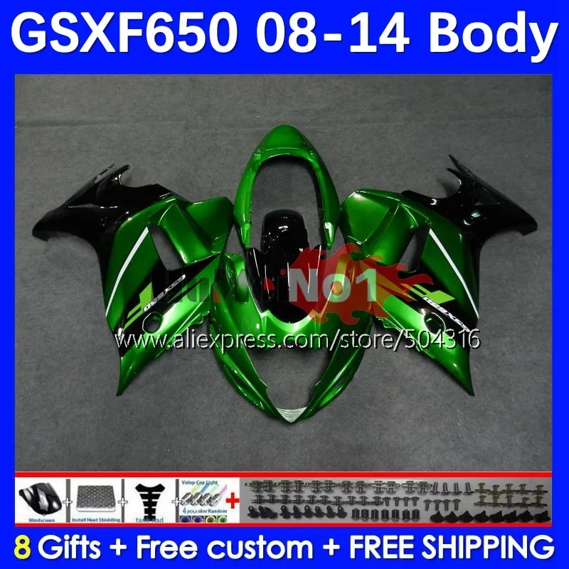 

GSX650F For SUZUKI GSXF 650 CC GSX 650F 24MC.71 GSXF650 08 09 10 11 12 13 2008 2009 2010 2011 2012 2013 2014 Fairing green stock