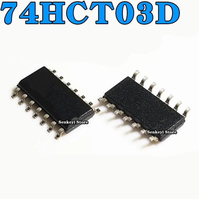 

New original 74HCT03 74HCT03D SMD SOP14 logic chip IC
