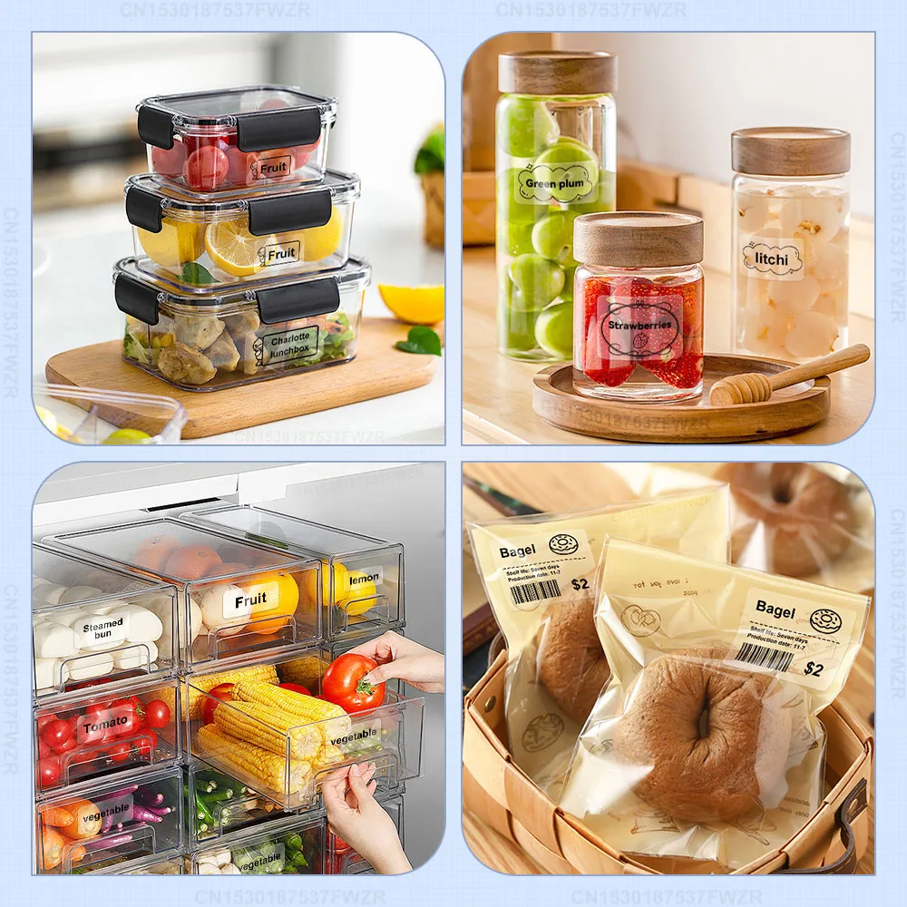 Наклейки для принтера Niimbot B21 B1 B203 B3S самоклеящиеся клейкие ленты этикеток Ширина