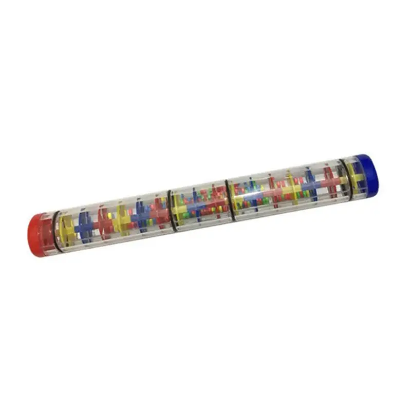 

Rainmaker Rainbow Musical Shake Beaded Raindrops Rattle For Baby Shaking Early