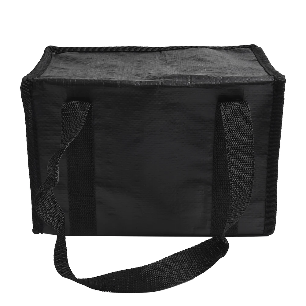 

Pizza Bag Meal Delivery Bag Black Foldable Replacement Takeaway Thermal Warm Cold Bag 16L/28L/50L 1pcs Food Delivery Bag