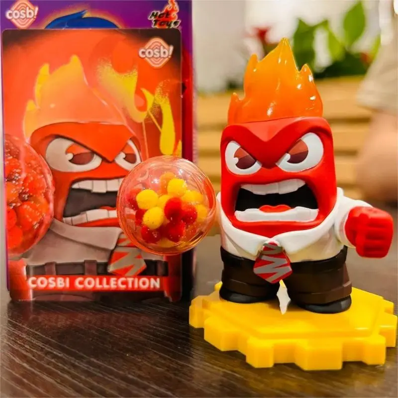 Disney Figurka Pixar Inside Out 2 Tajemnicze pudełko Joy Sadness Anger Disgust Cosbi Blind Box Model kolekcjonerski Lalki Zabawka Prezent urodzinowy