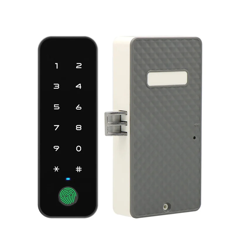 Фото 3CGRO-Tuya Bluetooth умный деревянный шкаф с отпечатками пальцев электронный замок приложение дистанционное управление для мебельного ящика шкафчика №4
